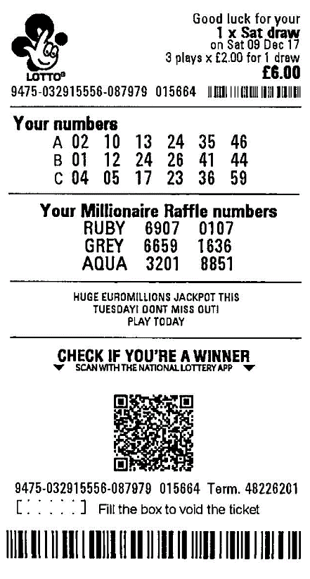 boleto lotreria